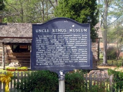 Uncle Remus Museum Marker image. Click for full size.