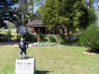 Uncle Remus Museum, Brer Rabbit Statue, and Marker image. Click for full size.