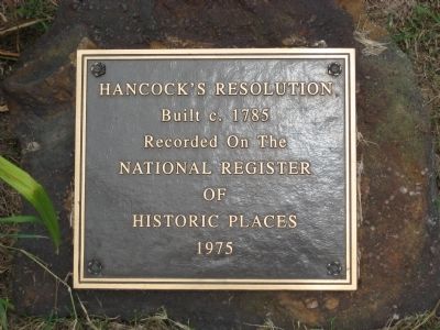 Hancock's Resolution Marker image. Click for full size.
