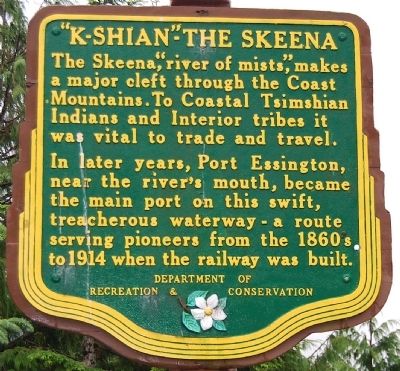 “K-Shian” – The Skeena Marker image. Click for full size.
