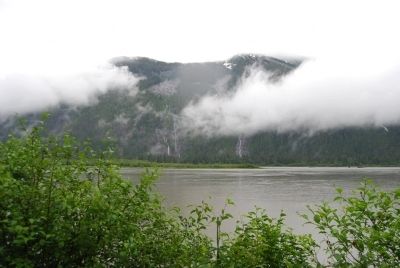 Low clouds along Skeena River image. Click for full size.