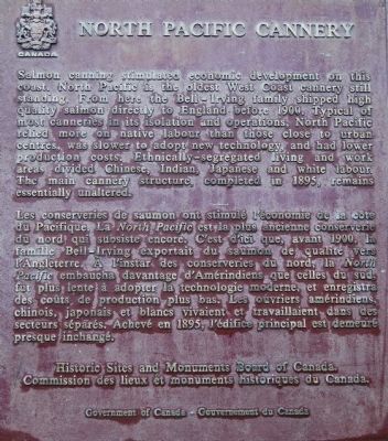 North Pacific Cannery Marker image. Click for full size.