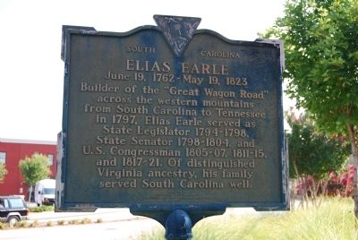 Elias Earle Marker image. Click for full size.