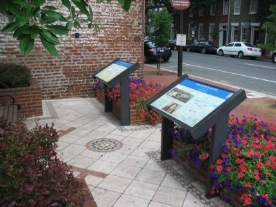 Fredericksburg Markers Next to the Visitor Center image. Click for full size.