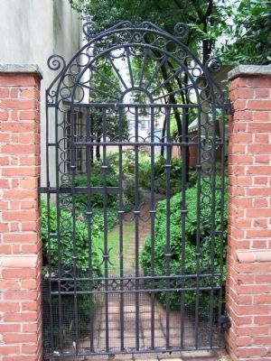 Garden at John Vallance House. Click for full size. Garden at John Vallance House image. Click for full size.