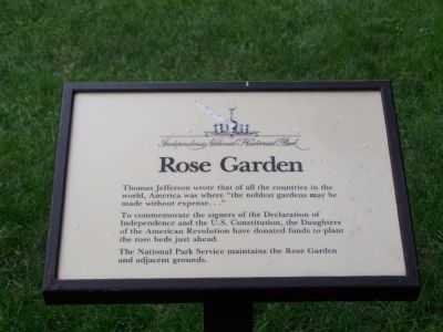 Rose Garden Marker image. Click for full size.
