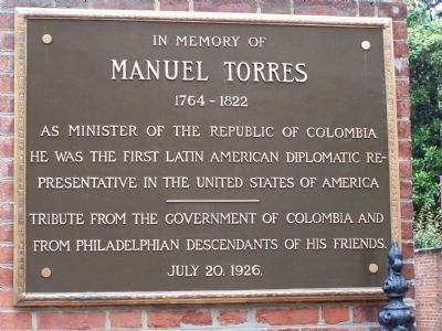 Manuel Torres Marker image. Click for full size.