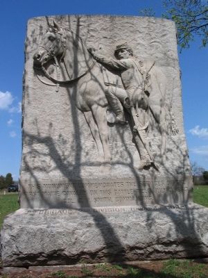 First Maine Cavalry Monument. Click for full size. First Maine Cavalry Monument image. Click for full size.