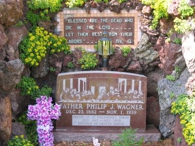 Father Philip J. Wagner Marker. Click for full size. Father Philip J. Wagner Marker image. Click for full size.