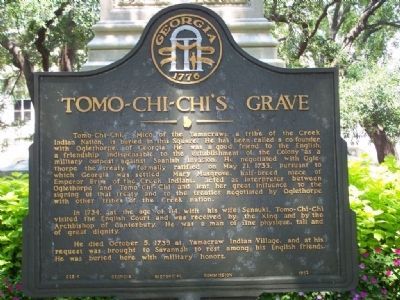 Tomo-Chi-Chi's Grave Marker image. Click for full size.