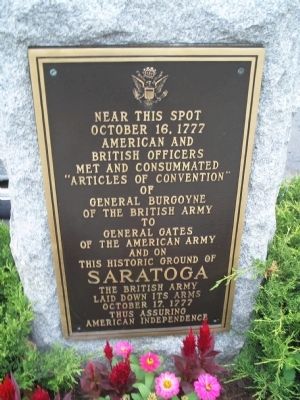 Articles of Convention Marker. Click for full size. Articles of Convention Marker image. Click for full size.