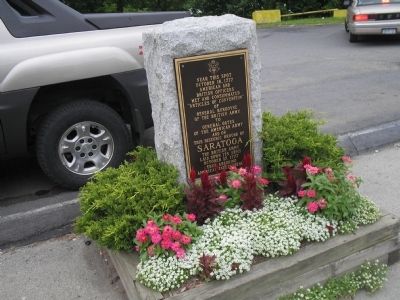 Schuylerville Marker. Click for full size. Schuylerville Marker image. Click for full size.