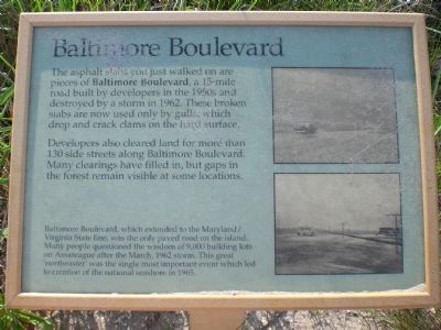 Baltimore Boulevard Marker image. Click for full size.