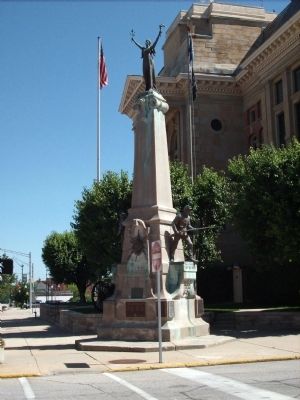 Montgomery County's Tribute to Her Heroic Dead Marker. Click for full size. Montgomery County's Tribute to Her Heroic Dead Marker image. Click for full size.