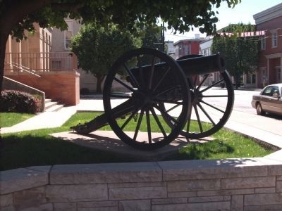 Cannon - - Right of Marker. Click for full size. Cannon - - Right of Marker image. Click for full size.