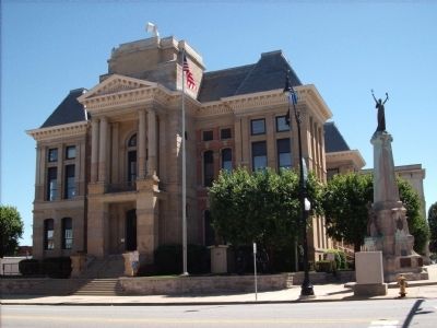 Montgomery County Court House - - with Marker. Click for full size. Montgomery County Court House - - with Marker image. Click for full size.