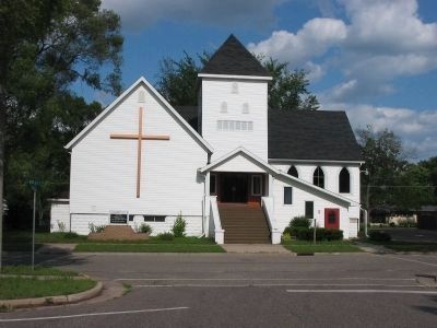 Trinity Lutheran Church of Adams. Click for full size. Trinity Lutheran Church of Adams image. Click for full size.