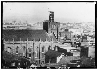 Old St. Mary's - 1854 image. Click for full size.