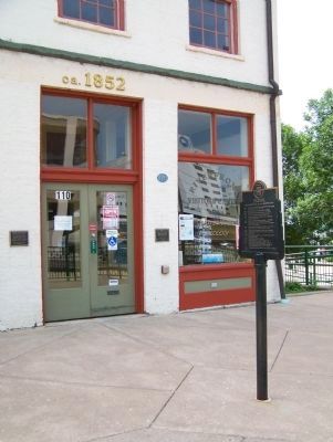 Riverfront Visitor Center and Marker. Click for full size. Riverfront Visitor Center and Marker image. Click for full size.