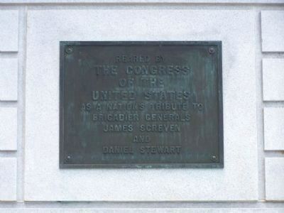 James Screven and Daniel Stewart Marker. Click for full size. James Screven and Daniel Stewart Marker image. Click for full size.