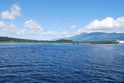 Clear cuts above Alberni Inlet image. Click for full size.