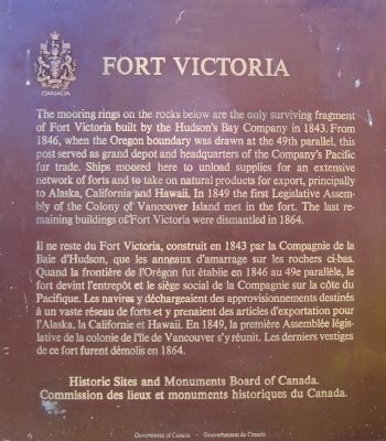 Fort Victoria Marker image. Click for full size.