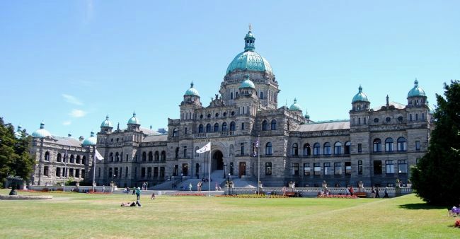 BC Legislative Assembly Building Today image. Click for full size.
