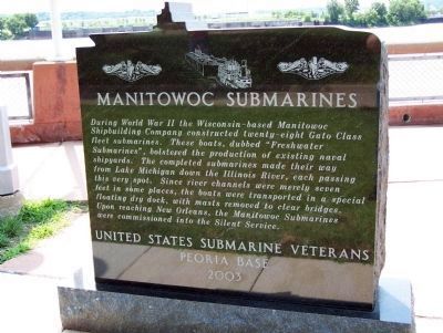 Manitowoc Submarines Marker - - Side One image. Click for full size.