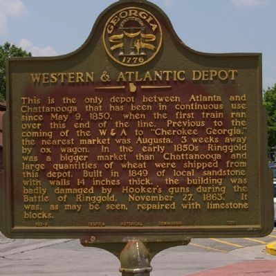 Western & Atlantic Depot Marker image. Click for full size.