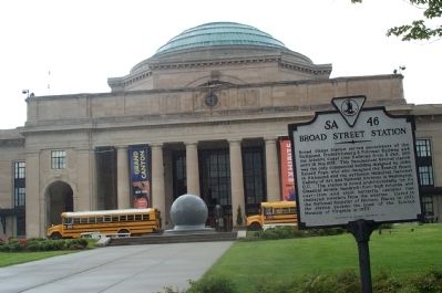 Broad Street Station Marker. Click for full size. Broad Street Station Marker image. Click for full size.