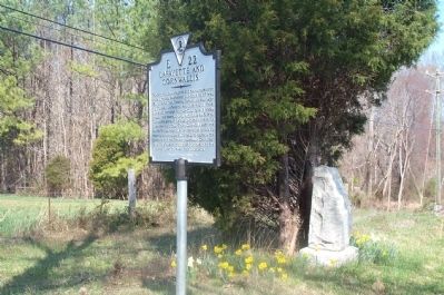 Lafayette and Cornwallis Marker. Click for full size. Lafayette and Cornwallis Marker image. Click for full size.