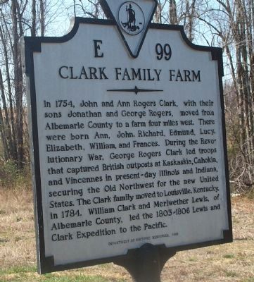 Clark Family Farm Marker image. Click for full size.