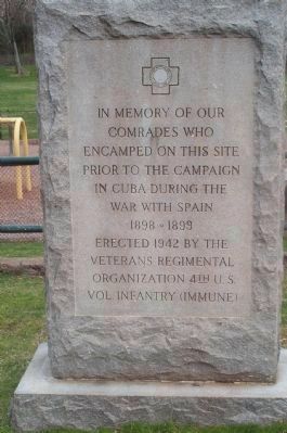 Nearby Spanish War Veterans Marker image. Click for full size.