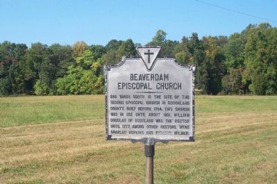 Beaverdam Episcopal Church Marker image. Click for full size.