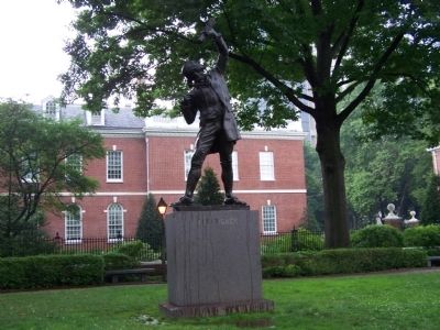 The Signer Sculpture. Click for full size. The Signer Sculpture image. Click for full size.