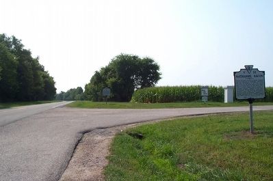 Nathaniel Bacon marker (original location). Click for full size. Nathaniel Bacon marker (original location) image. Click for full size.