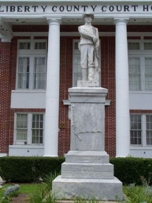 Liberty County Confederate Monument , ( East Face ) image. Click for full size.