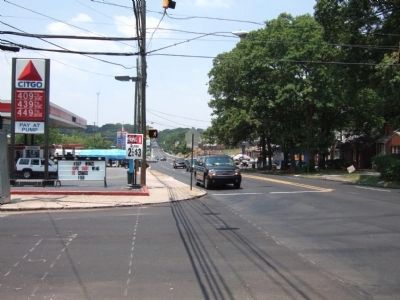 View from Alonzo Crim High School towards Mersy's Brigade Marker on Memorial Drive SE. Click for full size. View from Alonzo Crim High School towards Mersy's Brigade Marker on Memorial Drive SE image. Click for full size.