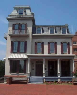 General Oliver O. Howard House, seen from "Founder's Walk". Click for full size. General Oliver O. Howard House, seen from "Founder's Walk" image. Click for full size.