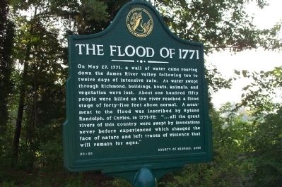 The Flood of 1771 Marker image. Click for full size.