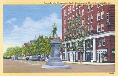 Confederate Monument, South Washington Street, Alexandria, Va. image. Click for full size.