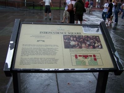 Independence Square Marker. Click for full size. Independence Square Marker image. Click for full size.
