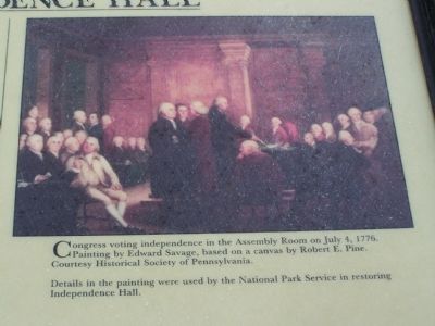 Independence Hall Marker image. Click for full size.
