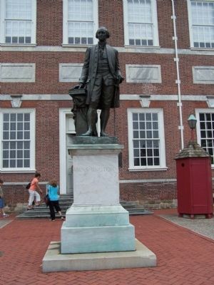Statue of George Washington. Click for full size. Statue of George Washington image. Click for full size.
