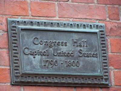 Congress Hall Plaque image. Click for full size.