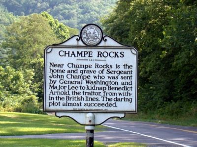 Champe Rocks Marker image. Click for full size.