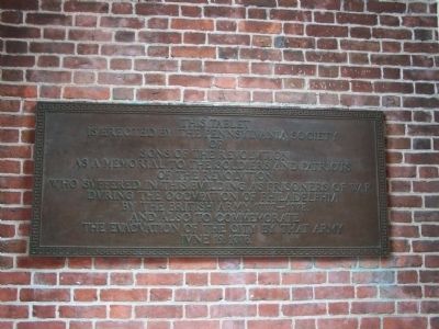 Memorial to the Soldiers and Patriots of the Revolution Marker image. Click for full size.