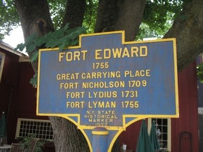 Fort Edward Marker image. Click for full size.