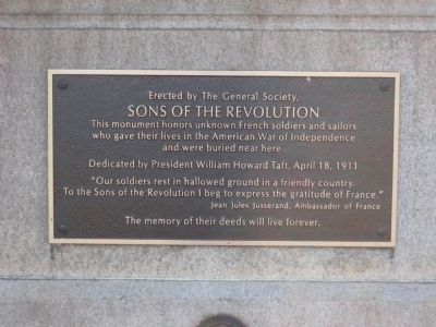 Sons of the Revolution Marker image. Click for full size.