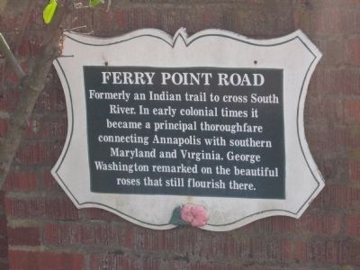 Ferry Point Road Marker image. Click for full size.